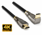 Preview: HDMI kabel DINIC Dubai Range, vtič tipa A na vtič, pod kotom 90°, 18 Gbit/s, 4K@60Hz, v blisterju, 2 m